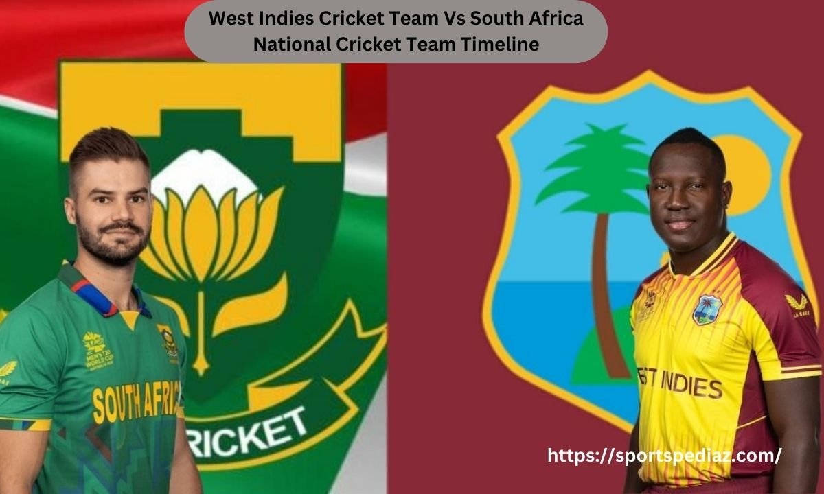 West Indies Cricket Team Vs South Africa National Cricket Team Timeline