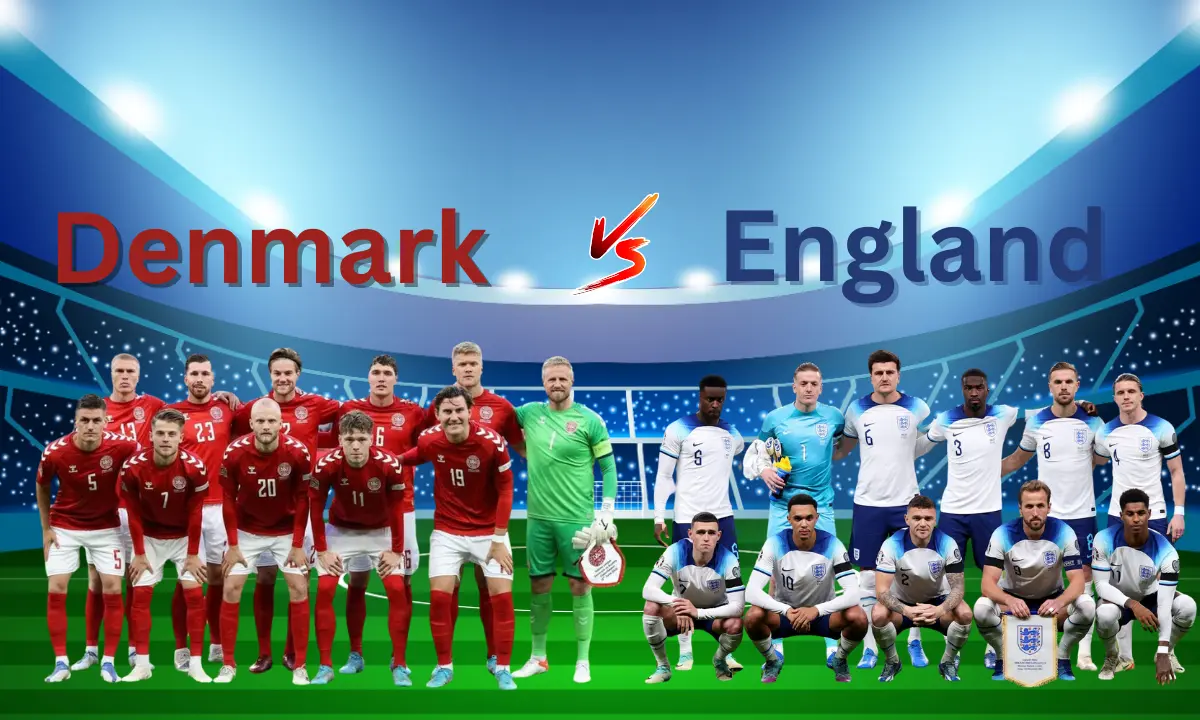 Denmark National Football Team Vs England National Football Team Lineups