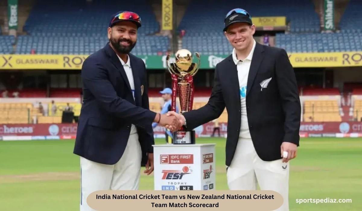 India National Cricket Team vs New Zealand National Cricket Team Match Scorecard