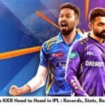 MI vs KKR Head to Head