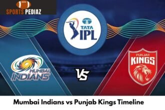 Mumbai Indians vs Punjab Kings Timeline
