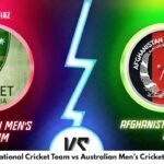 Afghanistan National Cricket Team vs Australian Men’s Cricket Team Timeline
