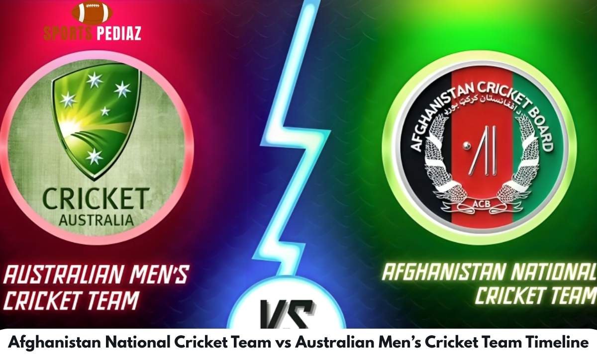 Afghanistan National Cricket Team vs Australian Men’s Cricket Team Timeline