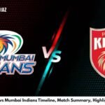 Punjab Kings vs Mumbai Indians Timeline