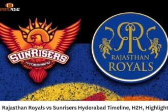 Rajasthan Royals vs Sunrisers Hyderabad Timeline